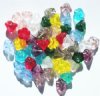 50 7mm Transparent Bell Flower Bead Mix Pack